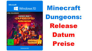Wage dich allein oder mit freunden in den dungeon! Release Datum Fur Minecraft Dungeons Endlich Gehts Los Mit Minecraft Dungeons Youtube
