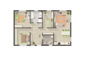 Planen sie ihren bungalow mit uns! Massivhaus Bungalow 100 Mit Satteldach Hausbaudirekt De
