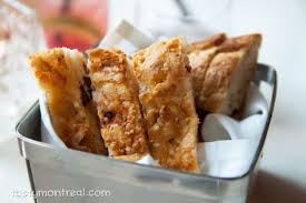 Maison Boulud Cheese Focaccia Bread Food Montreal Food Focaccia Bread