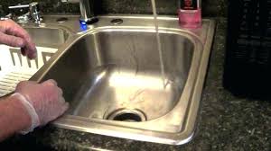 unclog a double kitchen sink
