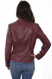 Leather Collection Jacket Scully Women S Stand Up Collar Outwest Shop