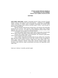 Berikut contoh abstrak dengan format yang sesuai untuk dijadikan referensi karya tulis. Abstrak Kti Raksa Unsur Atom