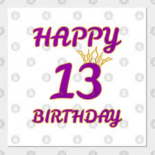 Made on 65# cardstock using 1mm waxed cotton cording. Happy 13th Birthday I Am The Queen I Am Thirteen Officially A Teen 13 Years Old 13th Birthday Affiche Et Impression D Art Teepublic Fr