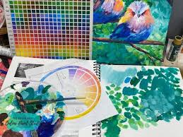 Color Mixing Acrylic Paints