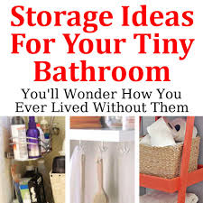 Label each file with its contents to boost organization. 6 Small Bathroom Storage Ideas You Must See Diy Home Sweet Home