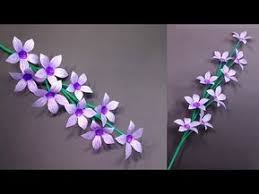 It is pretty darned easy to make a flower. Stick Flower Very Beautiful Tuberose Making With Paper Diy Paper Stick Flower Abigail Paper Crafts Artofit