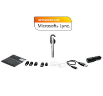 JABRA Stealth UC Bluetooth Ausinės skirta mobiliesiems telefonams ir  asmeniniams kompiuteriams per mini Dongle valdymas balsu anglų kalba ES ...