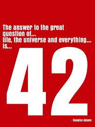 Hitchhiker S Guide To The Galaxy The Answer To The Great Question Of Life The Universe Hitchhikers Guide To The Galaxy Guide To The Galaxy Hitchhikers Guide