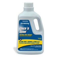 Armstrong 1 Gal Once N Done No Rinse Floor Cleaner Vinyl Floor Cleaners Vinyl Flooring Cleaning Vinyl Floors