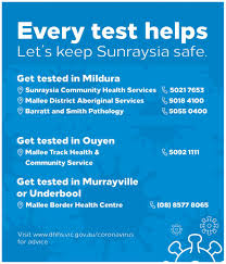 Do you have #covid19vic questions? Covid 19 Testing Clinic Sunraysia Community Health Services