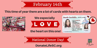 Check spelling or type a new query. Donate Life Sc On Twitter This Time Of Year There Are Lots Of Cards With Hearts We Love The Ones Made At The Scdmv Sign Up Now To Be An Organ Eye