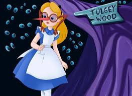Tulgey Wood Alice In Wonderland Pictures Classic Disney Movies Alice In Wonderland