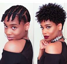 While middle part hairstyles are not all styled with curtain cuts, the haircut styles are similar. Short Hair Styles Natural Hair Natural Hair Twist Out Natural Hair Twists Short Natural Hair Styles