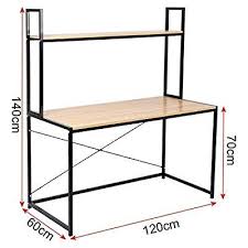 Woltu Tsb02hei Schreibtisch Computertisch Buromobel Pc Tisch Burotisch Arbeitstisch Aus Holz Un Acessorios De Decoracao Para Casa Ideia Moveis Planos De Moveis