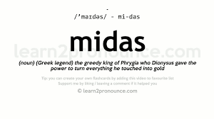 Dionysus pronunciation with meanings, synonyms, antonyms, translations, sentences and more which is the right way to pronounce the word miliardo? Midas Pronunciation And Definition Youtube