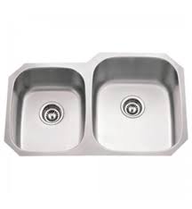 Free shipping on orders over $35. Hardware Resources 801r 18 32 18 Gauge Double Bowl 40 60 Split Undermount Kitchen Sink In Stainless Steel