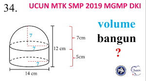 Check spelling or type a new query. Volume Gabungan Tabung Bola Ucun Matematika Smp 2019 Mgmp Dki Prediksi Unbk Youtube