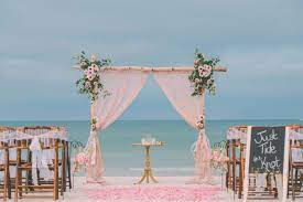 Vintage Birch Beach Wedding Beach Wedding Planner Clearwater Beach Wedding Beach Wedding