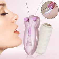 Because the treatment works by pulling hair out at the roots, it can sting a bit as the hair comes off — luckily that part is fast. Physical Hair Remover Electric Body Face Facial Hair Remover Defeatherer Cotton Thread Epilator Walmart Com Walmart Com
