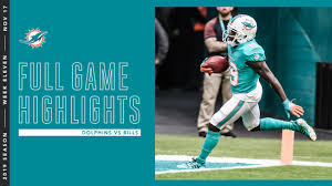 Due to flex scheduling, sunday games from week 5 on are subject to. Bills Vs Dolphins Full Game Highlights Week 11