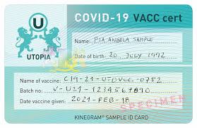 Which countries are introducing vaccine passports and how this will affect the freedom of to travel abroad. Ovd Kinegram Covid 19 Vaccination Certificate