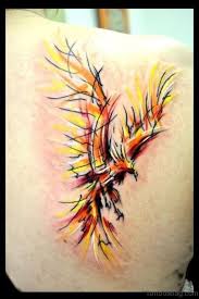 Skull and lotus tattoo, calgary, alberta. 45 Colorful Phoenix Shoulder Tattoos