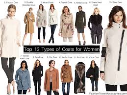 Top 13 Types Of Coats For Women To Wear Winter Fall Spring Types Of Coats Coats For Women Winter Coats Women