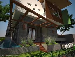 Referensi desain rumah kontemporer 2 lantai lahan 12m x 10m. Rumah Kontemporer Pak Dedy I Rumah Modern Kontemporer Tropis Roni Arsitek Com Roni Arsitek Com
