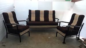 See more ideas about chair, living room chairs, furniture. Modern Brown Steel Sofa High Back Living Room Size 54 21 21 Rs 8500 Set Id 20724237848