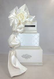 Wedding Card Box With Lock Flower Diamond Bow Wedding Card Box Etsy In 2020 Card Box Wedding Wedding Cake Card Box Wedding Cards