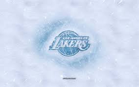 The great collection of los angeles lakers logo wallpaper for desktop, laptop and mobiles. Download Wallpapers Los Angeles Lakers Logo American Basketball Club Winter Concepts Nba Los Angeles Lakers Ice Logo Snow Texture Los Angeles California Usa Snow Background Los Angeles Lakers Basketball For Desktop Free