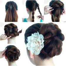 To make a rope braid, start by combing your hair to get rid of any tangles and knots. Diy Twist Double Rope Bun Updo Hairstyle