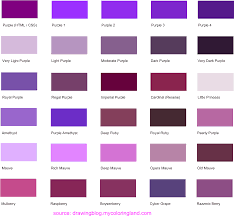 Enter your name and email below to immediately receive your free color sheet shades of purple plus you'll receive my weekly your color style newsletter with color analysis case studies, q&a's, color inspiration and outfit ideas… all designed to teach you how to. 50 Shades Of Purple Many Interesting Facts