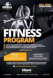 Customize Fitness Club Flyer Template Creativeflyers In 2020 Flyer Template Photoshop Flyer Template Fitness Flyer