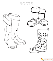 Download and print these rain boots coloring pages for free. Winter Clothes Coloring Pages For Kids Drawing With Crayons