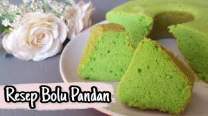 Tekstur yang moist dikarenakan ada minya sayur yang di tambahkan dalam resep. Resep Bolu Pandan Lembut Takaran Sendok Youtube