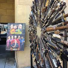 Well you're in luck, because here they come. Knives Out On Twitter Look Sharp In Front Of The Knivesout Wheel Come Take A Pic From 12pm To 8pm At The Egyptian Theatre In Hollywood