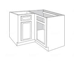 Next we need to add the depth of our base cabinet to that figure, 27.6 + 24 = 51.6. What To Do With The Corner Cabinet Kitchen Corner Cabinet Design