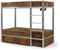 A bunkbed attached to the ceiling, this is genious. Karl Springer 1931 1991