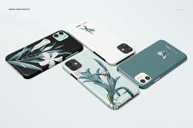 Iphone 11 Matte Snap Case Mockup Set Iphone Iphone 11 Case