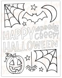 These alphabet coloring sheets will help little ones identify uppercase and lowercase versions of each letter. Digital Halloween Coloring Pages Printable Halloween Coloring Pages Printable Halloween Coloring Pages Halloween Coloring Book