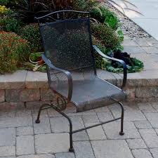 Backyard Creations Wrought Iron Action Chair At Menards Backyard Creations Patio Chairs Outdoor Chairs
