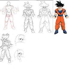 Como Dibujar A Goku Aprender A Dibujar Manga Tecnicas Para Dibujar Aprender A Dibujar