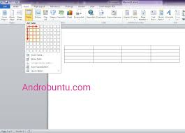 Cara Membuat Tabel Di Microsoft Word Dengan Mudah Dan Cepat