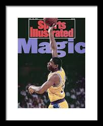 Basic data including points, rebounds, assists, steals and blocks. Los Angeles Lakers Magic Johnson 1990 Nba Western Sports Illustrated Cover Framed Print By Sports Illustrated