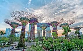Wilkinson eyre and grant associates landscape architects designed the first and largest section: Combo Gardens By The Bay With Marina Bay Sands Skypark Singapore River Cruise