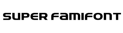 Version 1.00 july 9, 2013, initial release. Super Famifont Font Ffonts Net