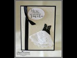 See more ideas about cards, cards handmade, inspirational cards. Doily Dress Card Youtube