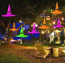 Halloween Decorations Glowing Witch Hat Decorations 2 In 1 Hanging Wearable In 2021 Halloween Party Decor Diy Scary Halloween Decorations Outdoor Easy Halloween Decorations