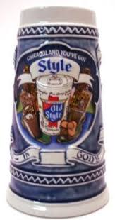 Old Style Beer Stein Mug Chicago Chicagoland 1982 Ebay Beer Steins Beer Mugs